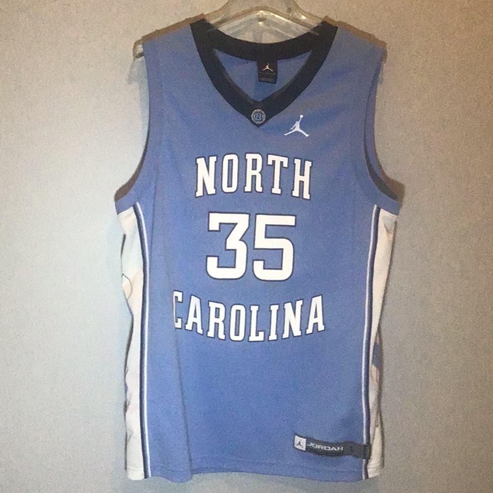 Nike NCAA jump Man North Carolina basketball jersey #35